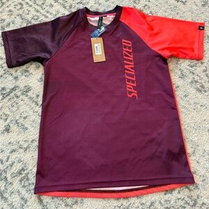 Specialized Pink and Purple Short Sleeve Jersey